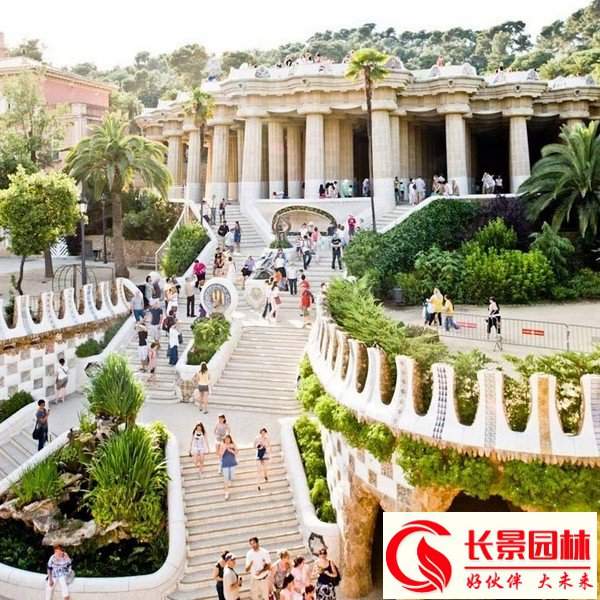 西班牙Güell公園景觀設計圖賞 西班牙Güell公園景觀設計圖賞